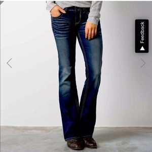 Buckle Black Fit No. 129 Boot Stretch Mid Rise Jean size 27 x 34 - like new